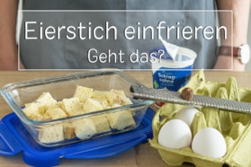 Eierstich einfrieren - Titel
