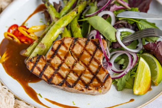 gegrillter Thunfisch