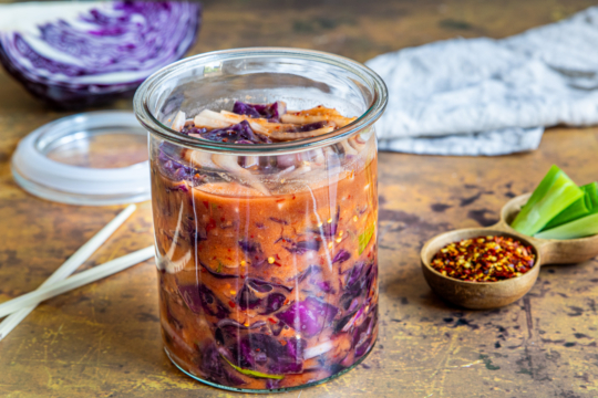 Rotkohl Kimchi