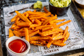 Knusprige Süßkartoffelpommes