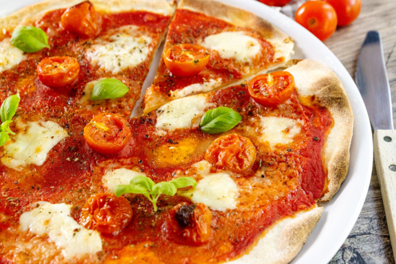 Pizzateig ohne Hefe und Backpulver