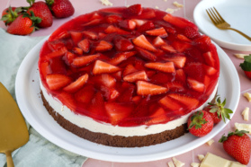 Erdbeerkuchen mit Mascarpone