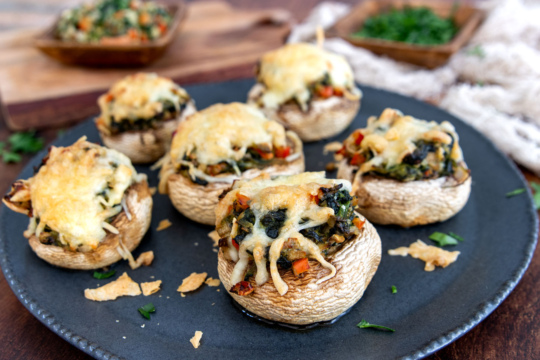 Gefüllte Champignons aus dem Backofen