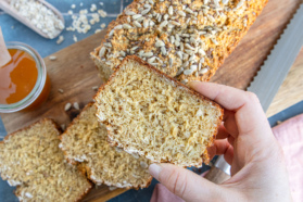 Glutenfreies Haferbrot ohne Mehl backen