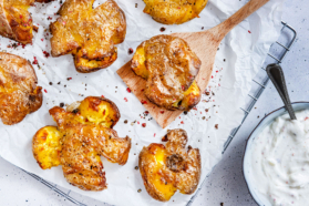 Smashed Potatoes Quetschkartoffeln