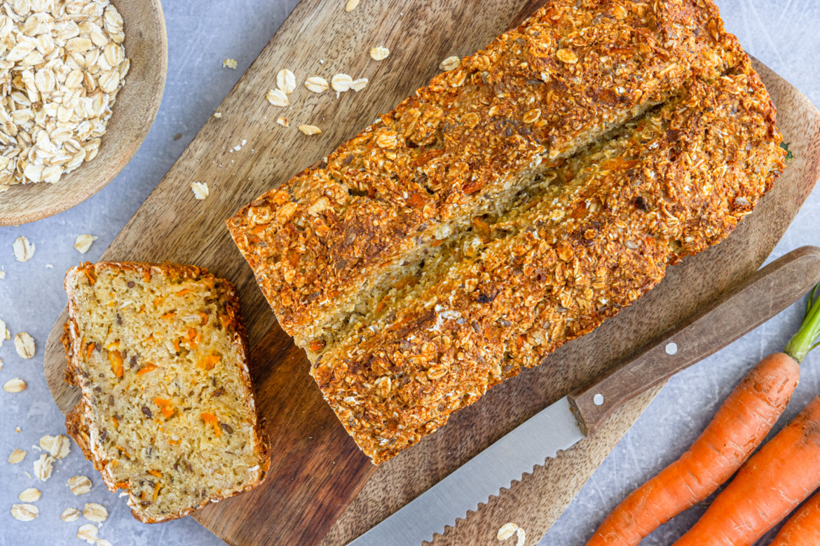 Gesundes Haferbrot mit Quark backen