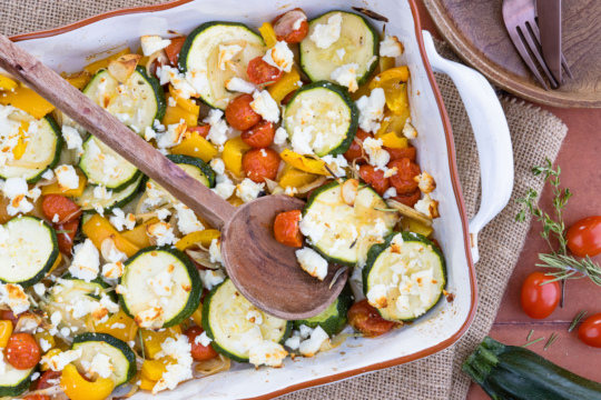 Ofengemüse mit Feta