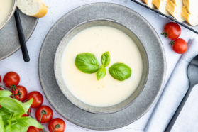 Weiße Tomatensuppe