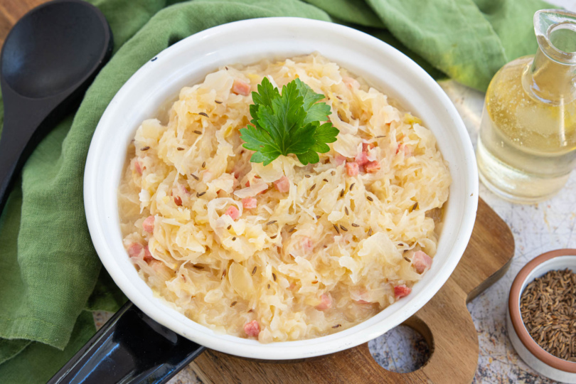 Sauerkraut verfeinern