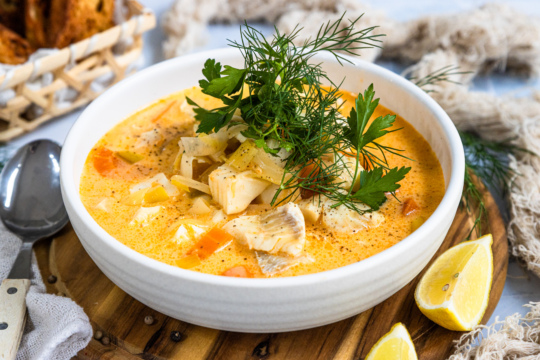 Einfache Fischsuppe