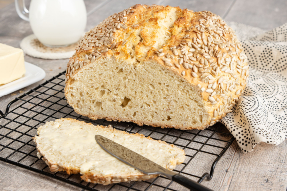 Buttermilchbrot ohne Hefe