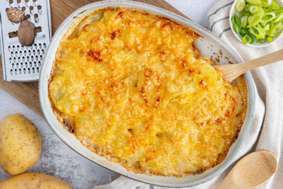 Schnelles Kartoffelgratin