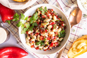 Weißer Bohnensalat: mediterran & leicht