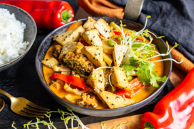 Veganes Thai-Curry mit Reis